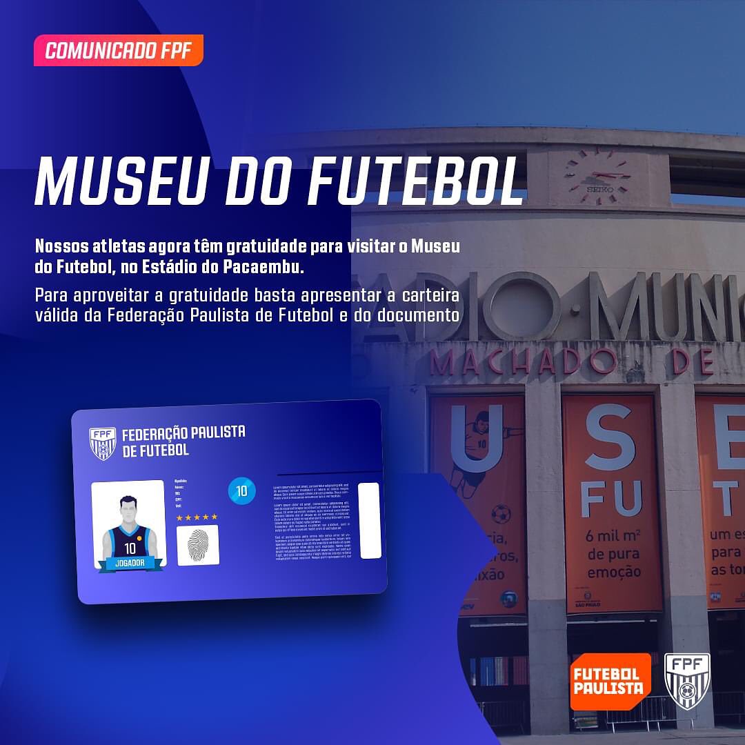 GRATUIDADE NO MUSEU DO FUTEBOL